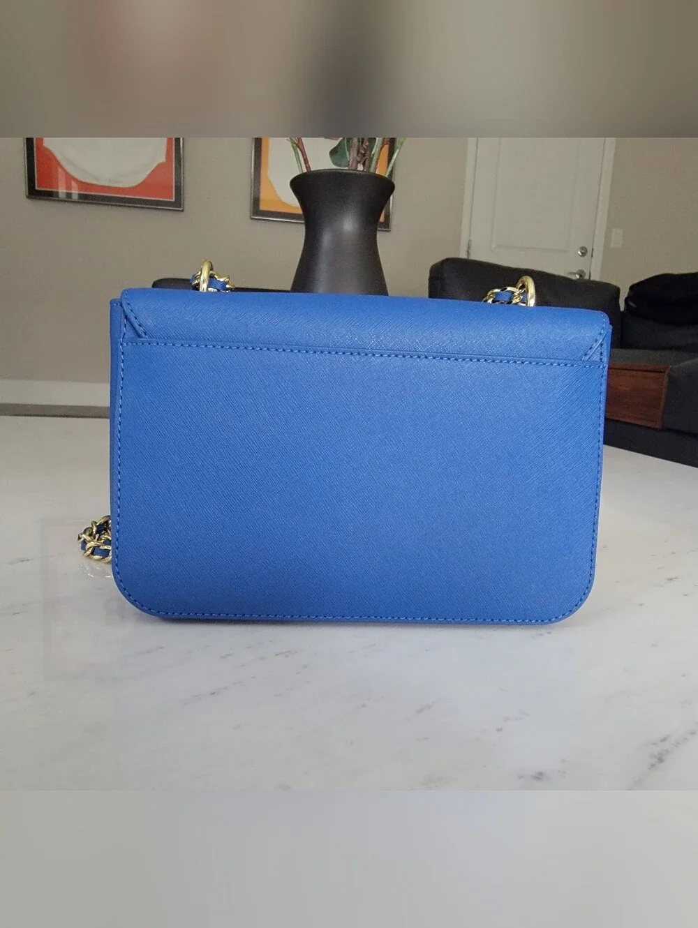 Tory Burch Emerson Shoulder Bag Regal Blue – Excellent Condition